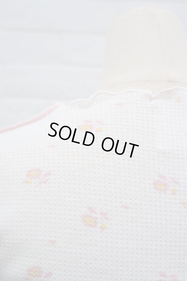 画像5: DECO depuis 1985 (デコ ドゥピュイイチキューハチゴー)  flower thermal gessyoku tops pink (5)