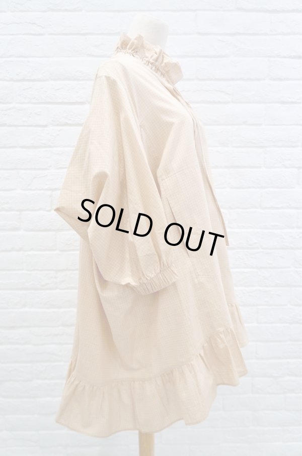 画像2: D-due（ディドゥエ）LAB Grid チュニック (2)