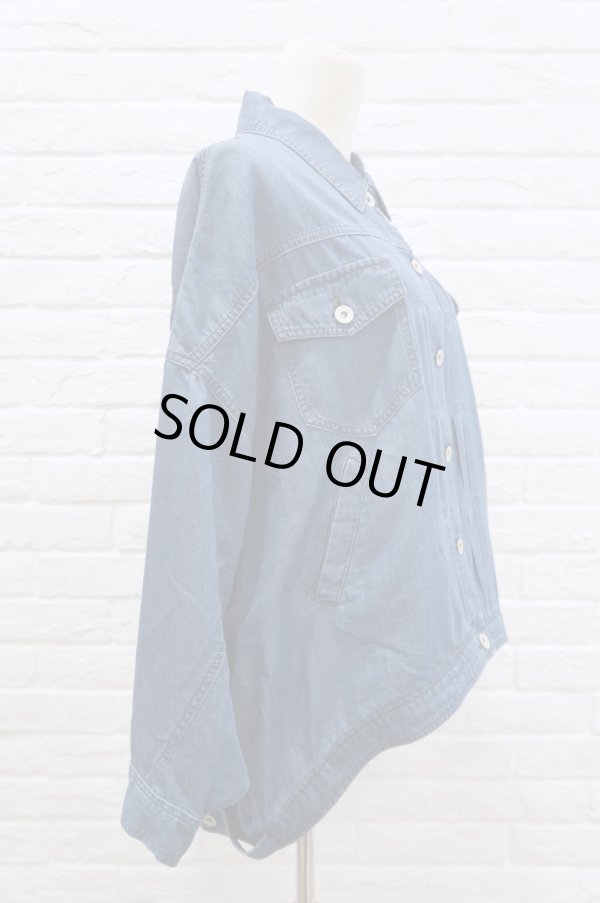 画像2: bedsidedrama （ベッドサイドドラマ） ドルマンスリーブGジャン BLUE 2サイズ (2)