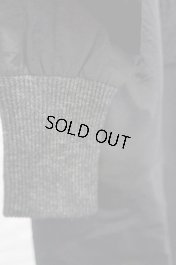 画像7: STOF (ストフ) ミックスニットワンピース black M (7)