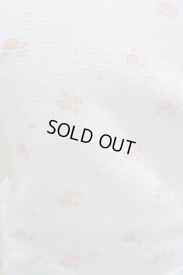 画像6: DECO depuis 1985 (デコ ドゥピュイイチキューハチゴー)  flower thermal gessyoku tops pink (6)