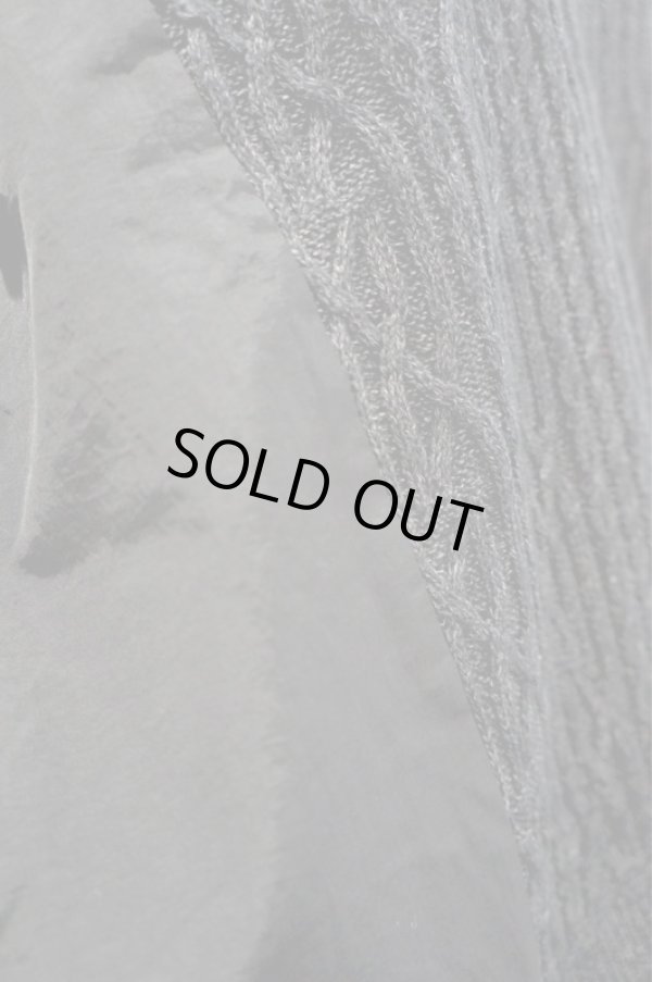 画像8: STOF (ストフ) ミックスニットワンピース black M (8)