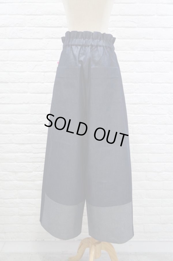 画像3: youmolaugh（ユーモラフ） テンセルデニムワイドパンツ INDIGO (3)