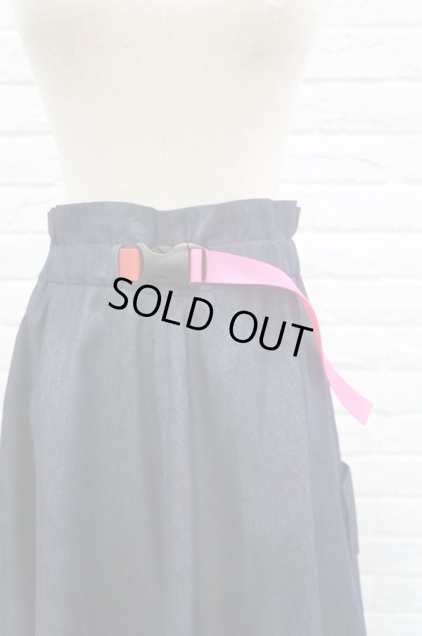 画像5: youmolaugh(ユーモラフ) テンセルデニムBIGポケットスカート INDIGO (5)