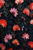 画像4: LOKITHO  刺繍　トップス　 FLOWER EMBROIDERY TOP red (4)