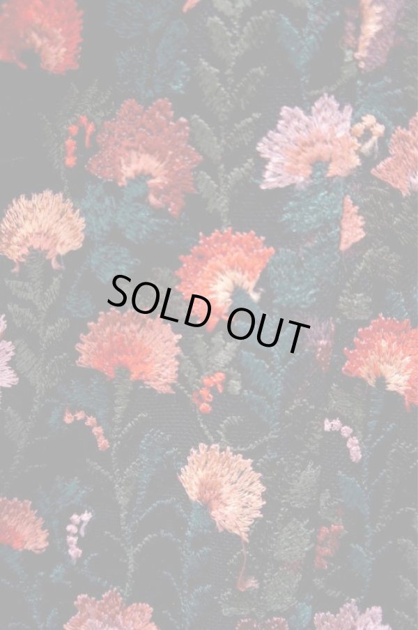 画像6: LOKITHO  刺繍　トップス　 FLOWER EMBROIDERY TOP red (6)