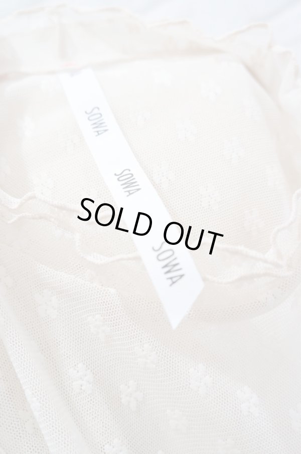 画像7: SOWA  (ソーワ) bubble bath top ecru ☆追加生産☆ (7)