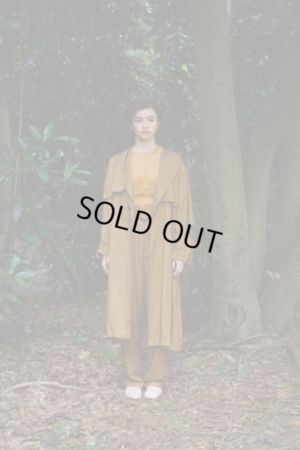 画像9: DECO depuis 1985 (デコ ドゥピュイイチキューハチゴー)  shoulder frill  coat camel (9)