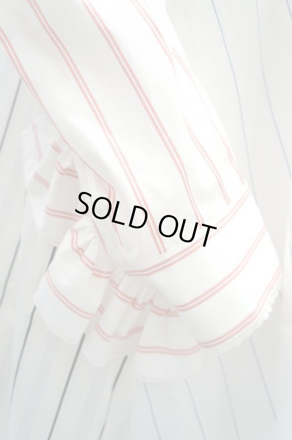 画像7: MIKIO SAKABE (ミキオサカベ) so much memory diary シャツワンピース stripe (7)