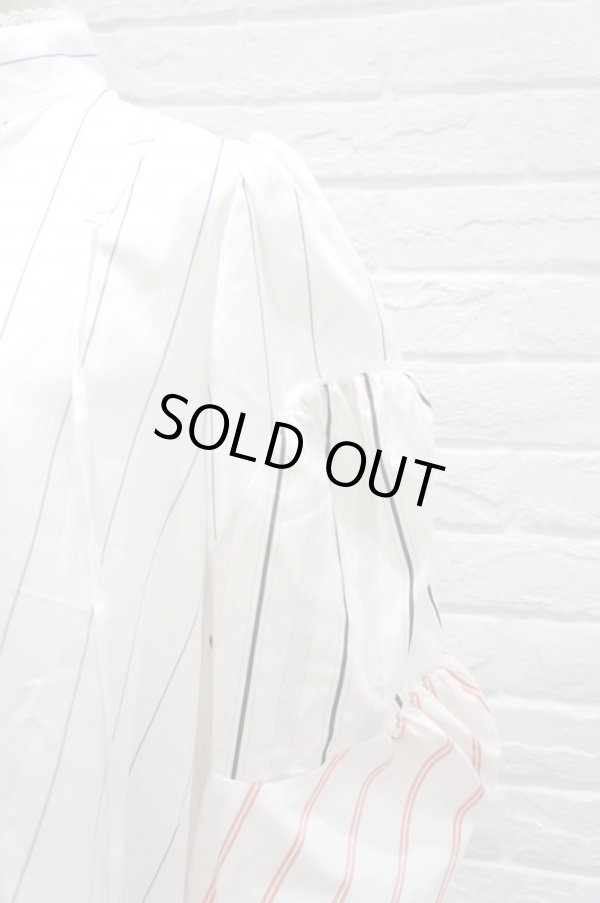 画像11: MIKIO SAKABE (ミキオサカベ) so much memory diary シャツワンピース stripe (11)