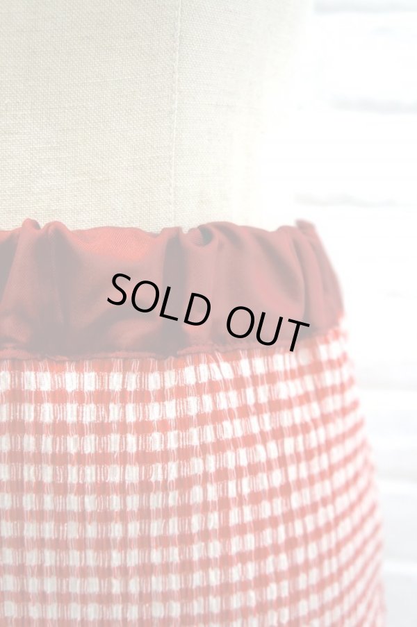 画像4: youmolaugh(ユーモラフ) frill frill frill skirt red (4)