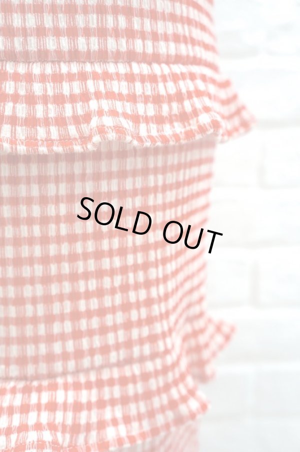 画像3: youmolaugh(ユーモラフ) frill frill frill skirt red (3)