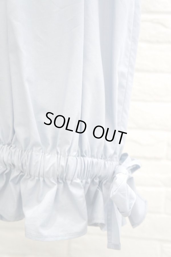 画像4: cikolata (チコラータ）　テンセルタイプライターギャザーパンツ ブルーグレー (4)