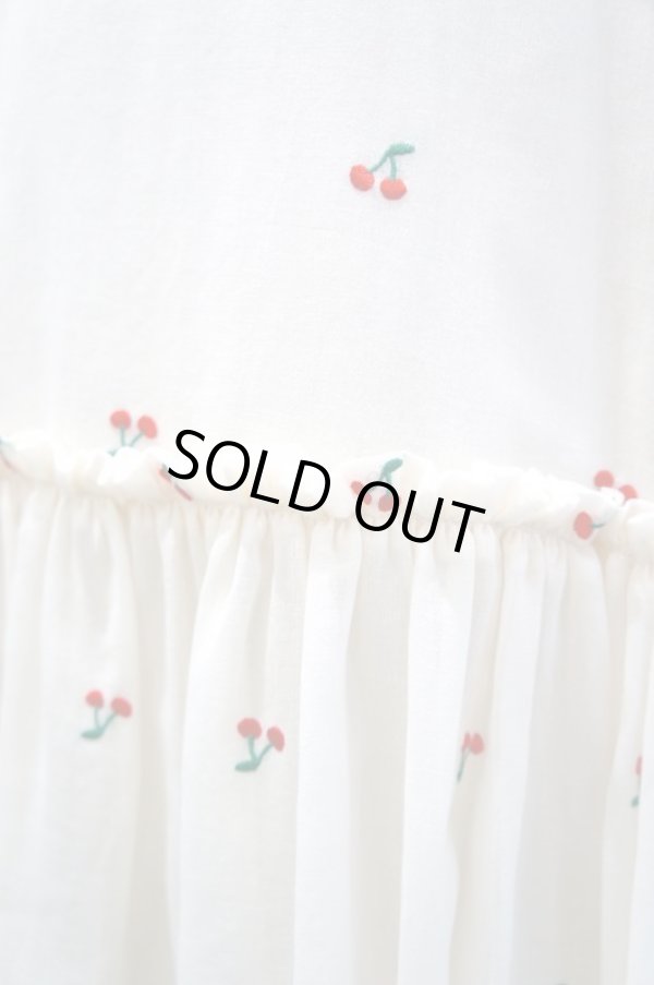 画像3: SOWA  (ソーワ) Floating Cherry dress ecru (3)