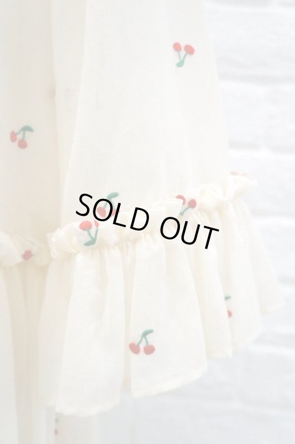 画像4: SOWA  (ソーワ) Floating Cherry dress ecru (4)