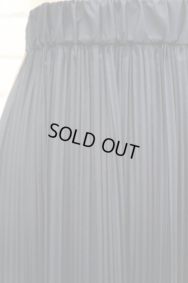 画像5: bedsidadrama（ベッドサイドドラマ）  プリーツラインスカート　NAVY (5)