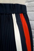 画像4: bedsidadrama（ベッドサイドドラマ）  プリーツラインスカート　NAVY (4)