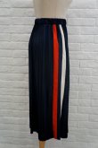 画像3: bedsidadrama（ベッドサイドドラマ）  プリーツラインスカート　NAVY (3)