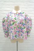 画像1: Jenny Fax (ジェニーファックス) 花柄ブラウス (1)