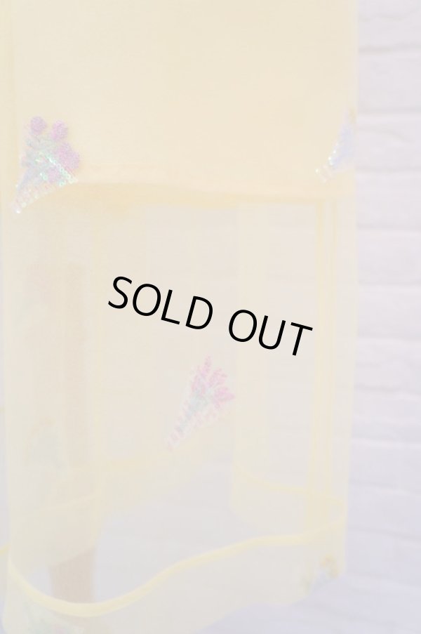 画像5: MIKIO SAKABE (ミキオサカベ) for you pants オーガンジー刺繍パンツ yellow (5)