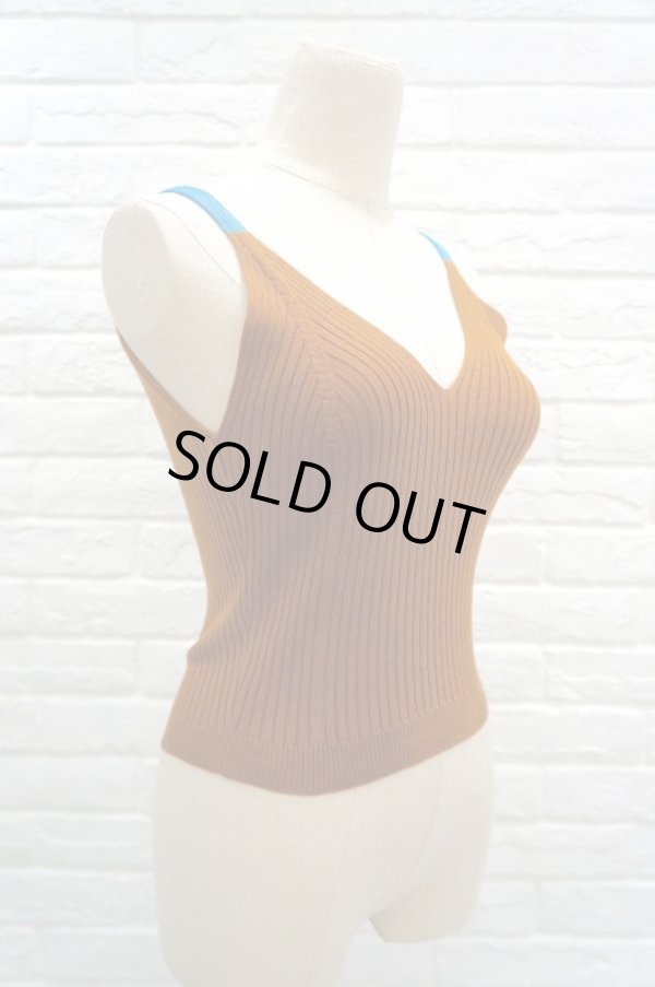 画像2: NON TOKYO ニットビスチェ　 brown (2)