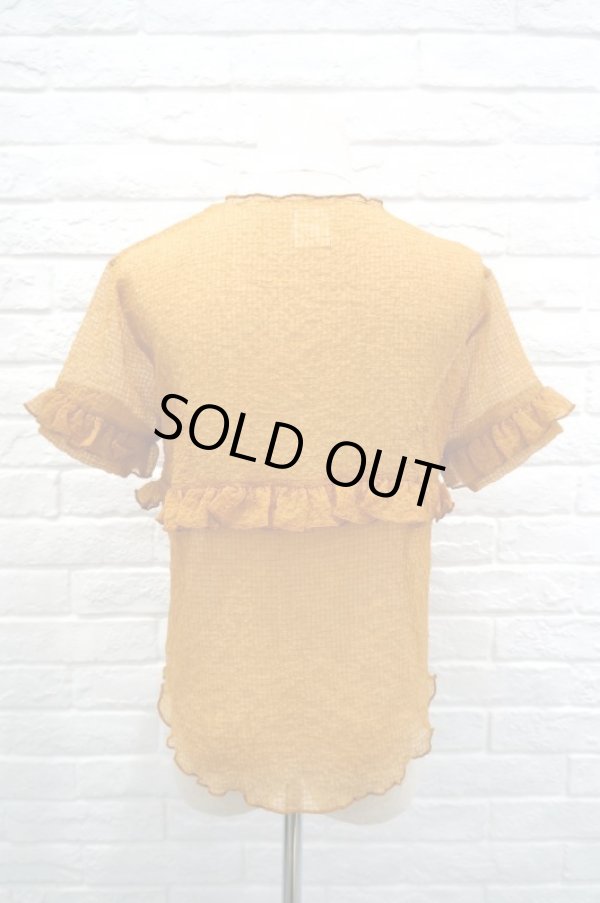 画像3: DECO depuis 1985 (デコ ドゥピュイイチキューハチゴー)   frill seem tops camel (3)