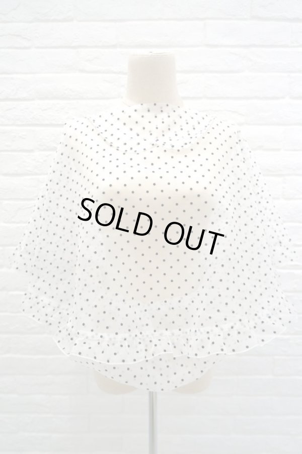 画像2: DECO depuis 1985 (デコ ドゥピュイイチキューハチゴー)  dot round deco pattern tops cream (2)