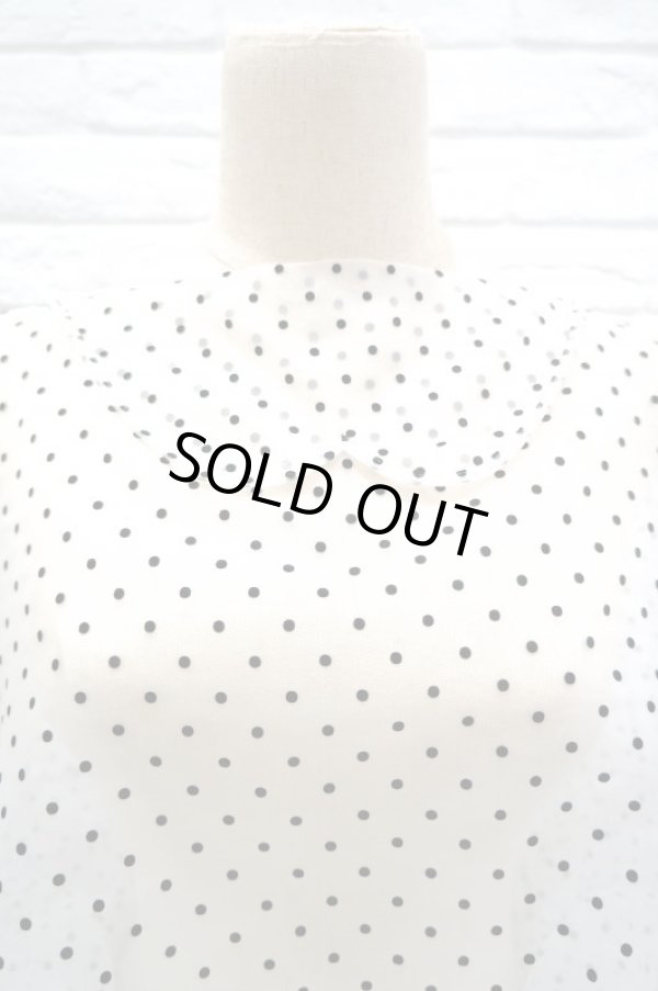 画像5: DECO depuis 1985 (デコ ドゥピュイイチキューハチゴー)  dot round deco pattern tops cream (5)