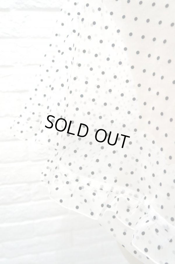 画像7: DECO depuis 1985 (デコ ドゥピュイイチキューハチゴー)  dot round deco pattern tops cream (7)