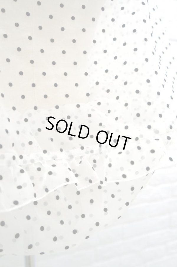 画像8: DECO depuis 1985 (デコ ドゥピュイイチキューハチゴー)  dot round deco pattern tops cream (8)