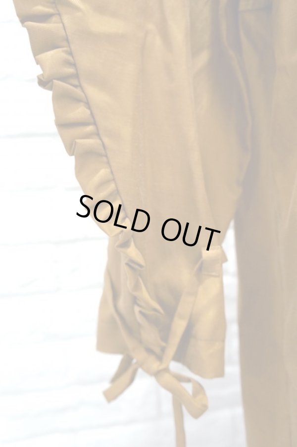 画像7: DECO depuis 1985 (デコ ドゥピュイイチキューハチゴー)  shoulder frill  coat camel (7)