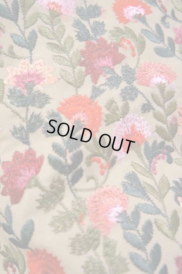 画像4: FLOWER EMBROIDERY COAT beige (4)