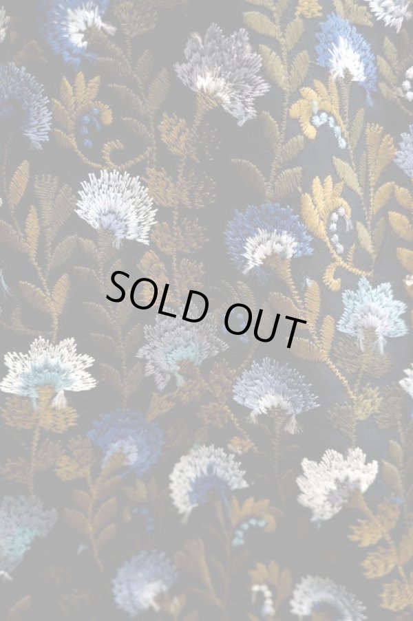 画像6: FLOWER EMBROIDERY COAT NAVY (6)