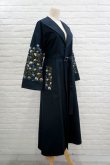 画像2: FLOWER EMBROIDERY COAT NAVY (2)