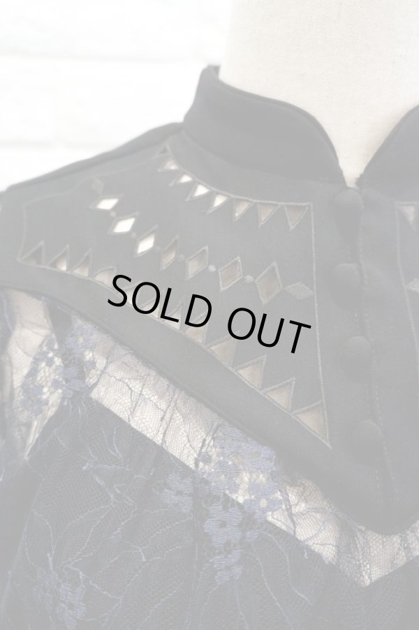 画像3: LOKITHO (ロキト）　LEAVERS RACE SHIRT navy (3)