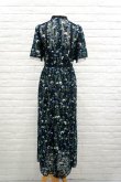 画像3: チュール刺繍ワンピース FLOWER EMBROIDERY DRESS　blue (3)