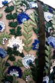 画像7: チュール刺繍ワンピース FLOWER EMBROIDERY DRESS　blue (7)