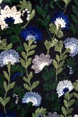 画像9: チュール刺繍ワンピース FLOWER EMBROIDERY DRESS　blue (9)