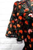 画像3: FLOWER EMBROIDERY DRESS　red (3)