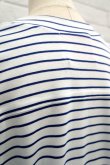画像7: SIIILON (シーロン) Principal long sleeve shirt blue border (7)