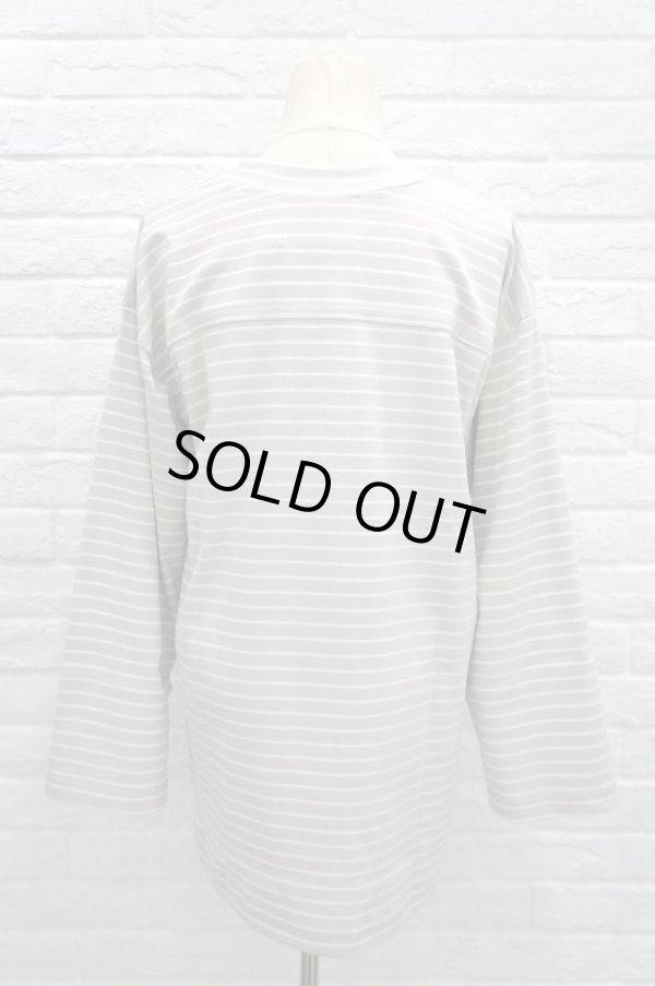 画像4: SIIILON (シーロン) Principal long sleeve shirt grey border (4)
