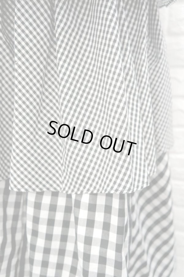 画像5: SIIILON (シーロン) LOVE check skirt  (5)