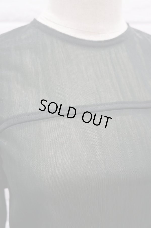 画像5: NYLON KNIT TOPS  ナイロンニット トップス　green (5)