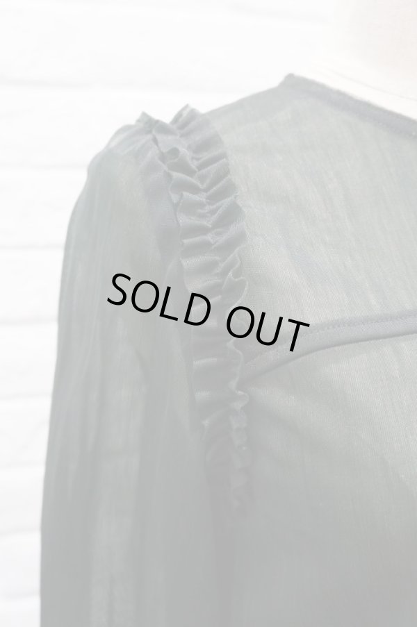 画像4: NYLON KNIT TOPS  ナイロンニット トップス　green (4)