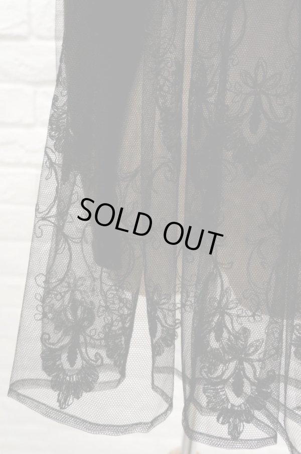 画像6: YuumiAria（ユウミアリア） ORIGINAL EMBROIDERY LACE T-SHIRT khaki (6)