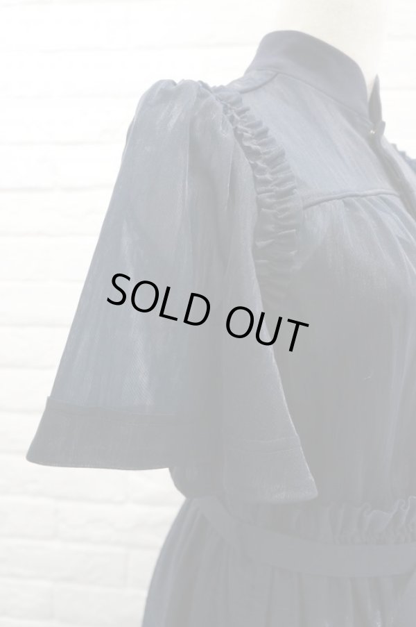 画像6: LOKITHO (ロキト）　NYLON KNIT DRESS  blue 2size (6)