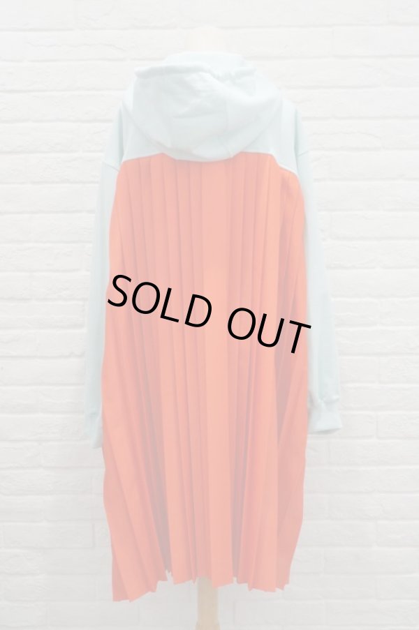 画像5: NON TOKYO BACK PLEATS SWEAT ONE-PIECE (l blue. red) (5)