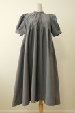 画像1: naokitomizuka (ナオキトミヅカ) puff sleeve One-piece grey (1)