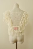 画像3: SIIILON (シーロン）Float ribbon blouse white M (3)