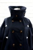 画像7: youmolaugh トレンチポンチョコート　navy (7)